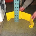 Global Industrial Extra Heavy Duty Frame Guard, Right, Steel, Yellow 798646
